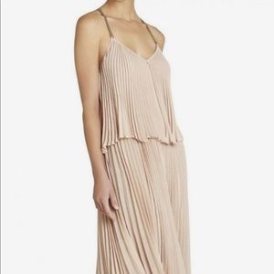 BCBGMaxazria Joelle Maxi Pleated Dress NWT Sz XS